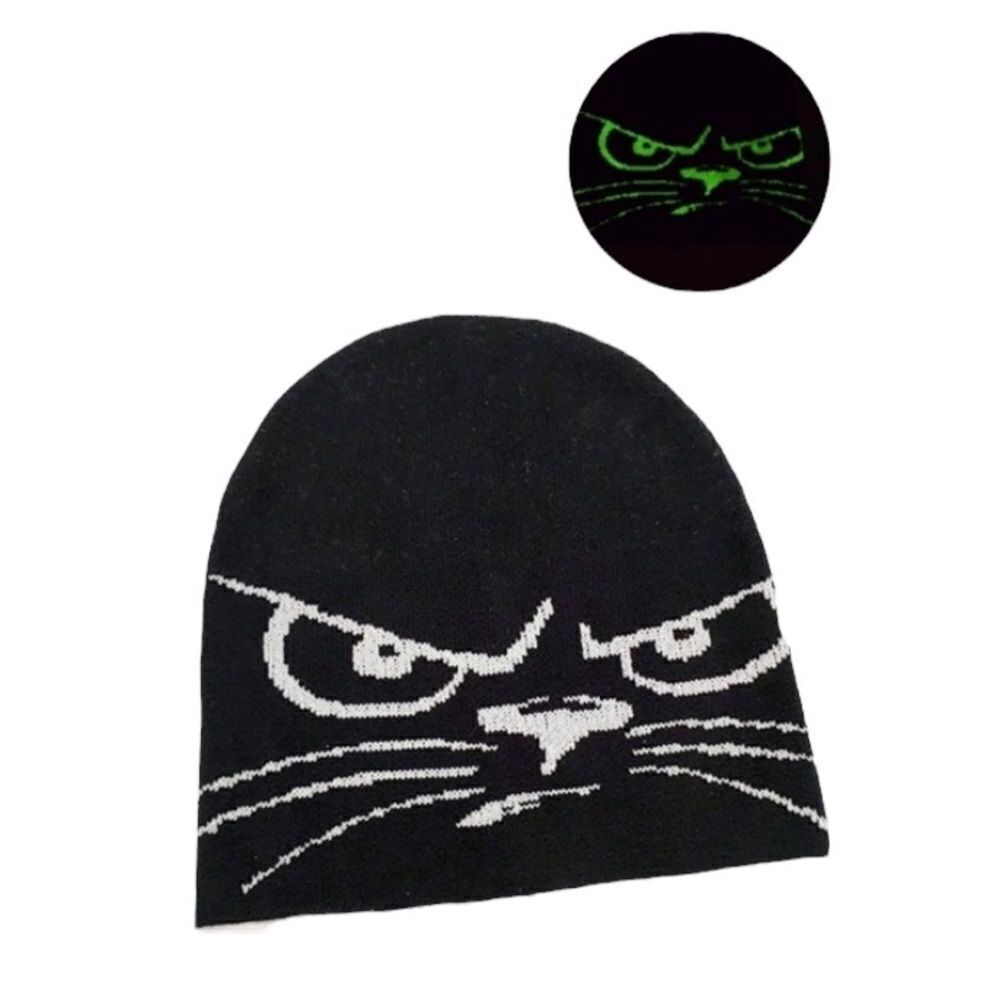 Grumpy Cat Knit Beanie - Picture 4 of 9